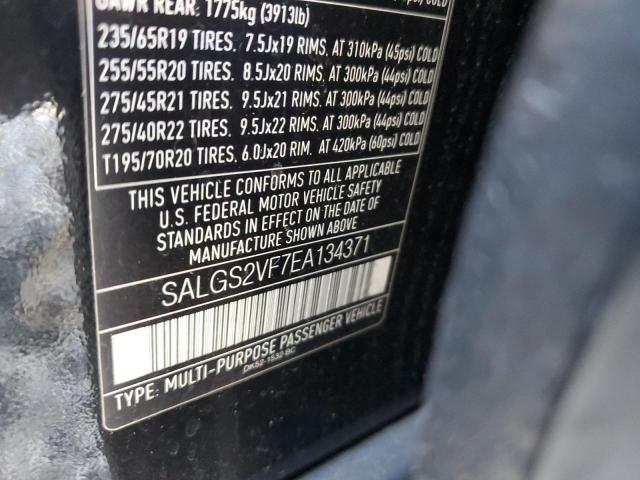 Photo 11 VIN: SALGS2VF7EA134371 - LAND ROVER RANGE ROVE 