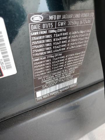 Photo 11 VIN: SALGS2VF7FA215212 - LAND-ROVER RANGEROVER 