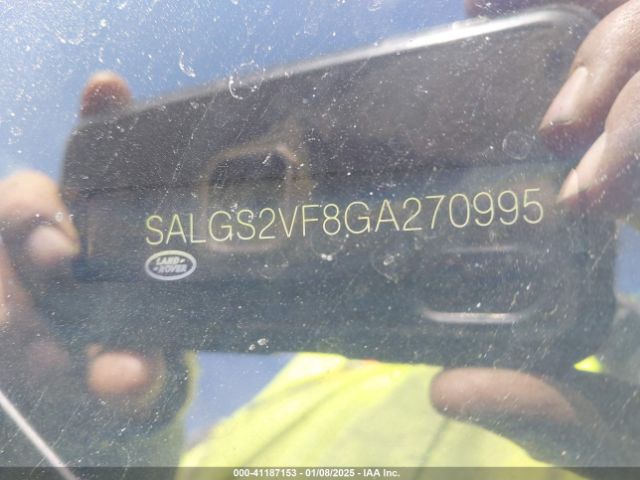 Photo 8 VIN: SALGS2VF8GA270995 - LAND ROVER RANGE ROVER 