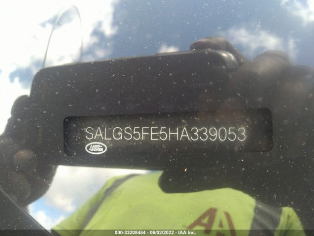 Photo 8 VIN: SALGS5FE5HA339053 - LAND ROVER RANGE ROVER 