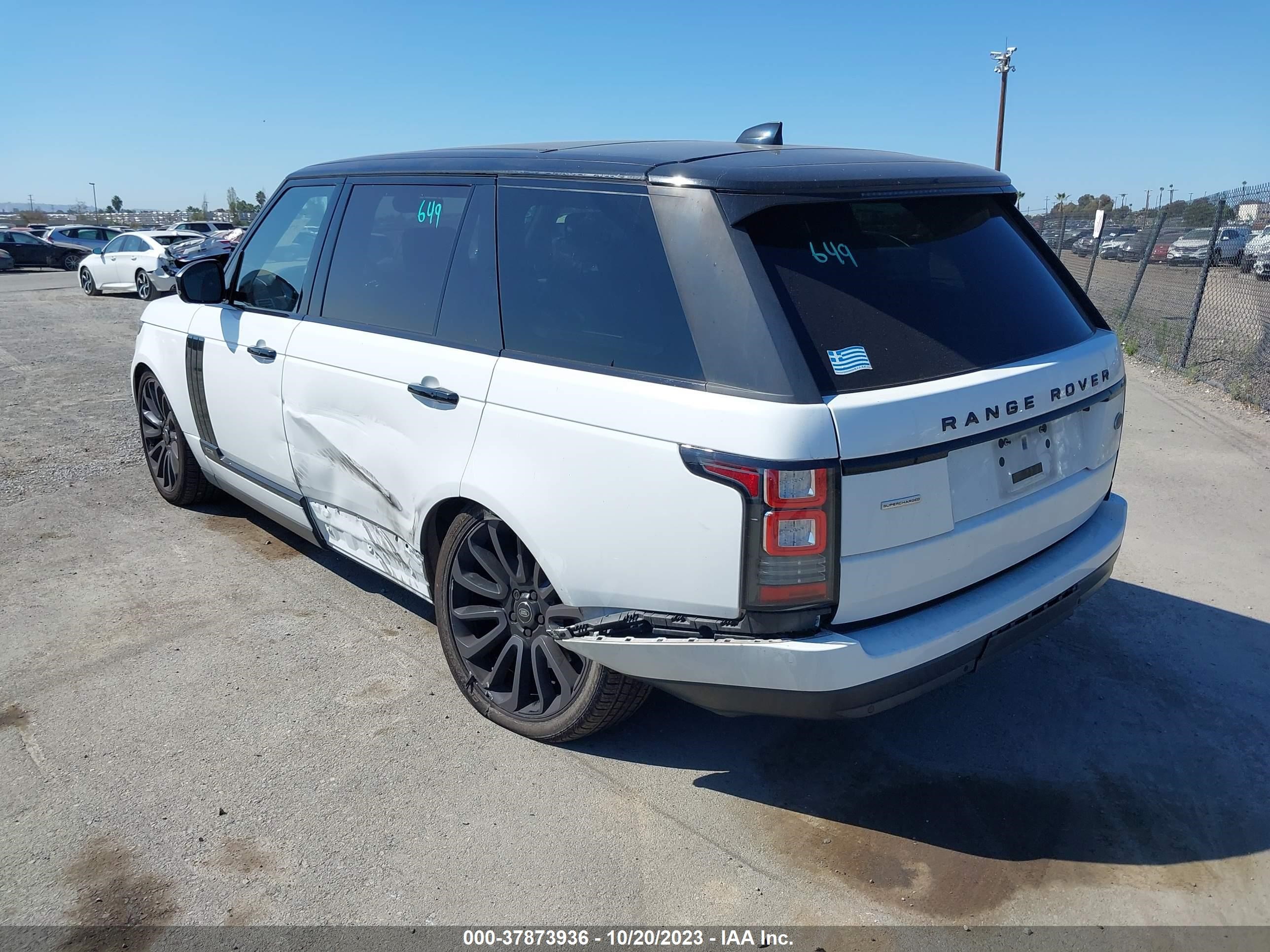 Photo 2 VIN: SALGS5FE7HA357313 - LAND ROVER RANGE ROVER 