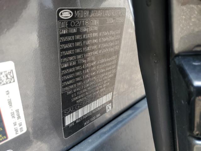 Photo 13 VIN: SALGS5RE7JA394640 - LAND ROVER RANGE ROVE 