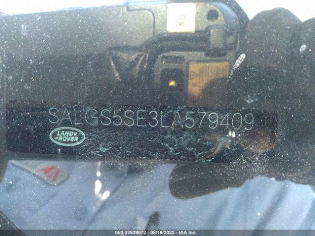 Photo 8 VIN: SALGS5SE3LA579409 - LAND ROVER RANGE ROVER 