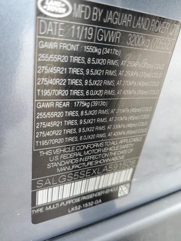 Photo 13 VIN: SALGS5SEXLA591508 - LAND ROVER RANGE ROVE 