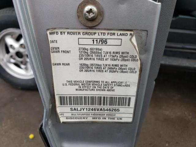 Photo 12 VIN: SALJY1246VA546265 - LAND ROVER DISCOVERY 