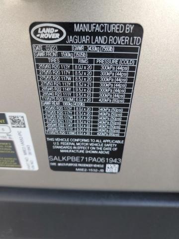 Photo 12 VIN: SALKPBE71PA061943 - LAND ROVER RANGE ROVE 