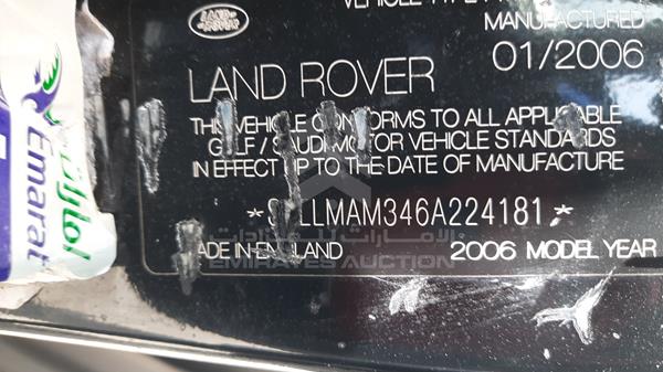 Photo 1 VIN: SALLMAM346A224181 - LAND ROVER RANGE ROVER 