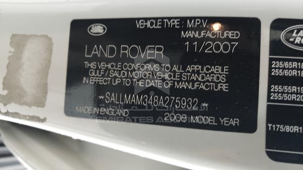 Photo 2 VIN: SALLMAM348A275932 - RANGE ROVER VOGUE 