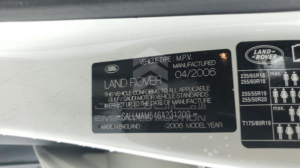 Photo 2 VIN: SALLMAM546A231209 - RANGE ROVER HSE 