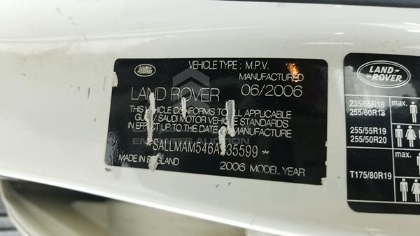 Photo 2 VIN: SALLMAM546A235599 - RANGE ROVER HSE 