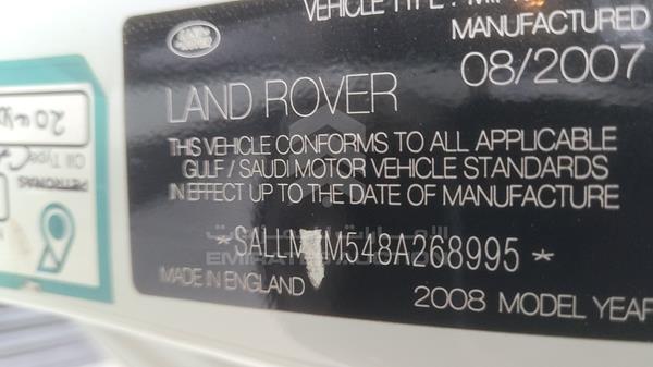 Photo 2 VIN: SALLMAM548A268995 - RANGE ROVER VOGUE 