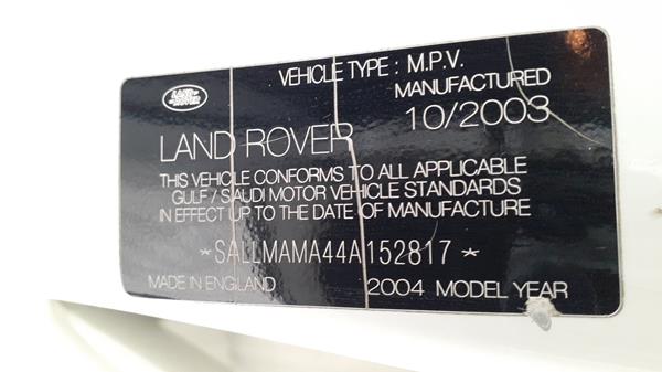 Photo 3 VIN: SALLMAMA44A152817 - RANGE ROVER VOGUE 