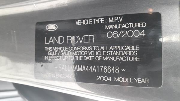 Photo 2 VIN: SALLMAMA44A176648 - RANGE ROVER HSE 