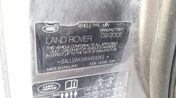 Photo 2 VIN: SALLSAA346A924363 - RANGE ROVER SPORT 