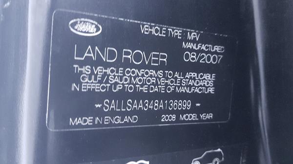 Photo 2 VIN: SALLSAA348A136899 - RANGE ROVER SPORT 