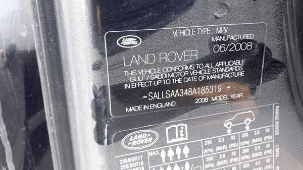 Photo 1 VIN: SALLSAA348A185319 - LAND ROVER RANGE ROVER SPORT 