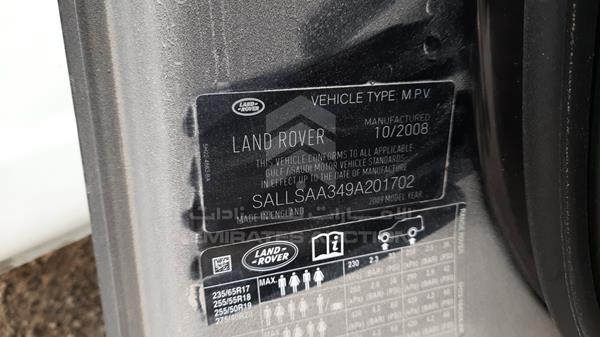 Photo 2 VIN: SALLSAA349A201702 - LAND ROVER RANGE ROVER 