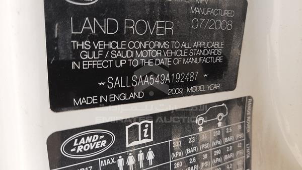 Photo 2 VIN: SALLSAA549A192487 - RANGE ROVER SPORT 