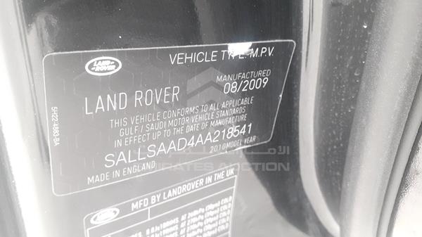 Photo 2 VIN: SALLSAAD4AA218541 - RANGE ROVER SPORT 