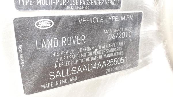 Photo 2 VIN: SALLSAAD4AA255051 - RANGE ROVER SPORT 