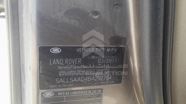 Photo 2 VIN: SALLSAAD4BA292764 - RANGE ROVER HSE 