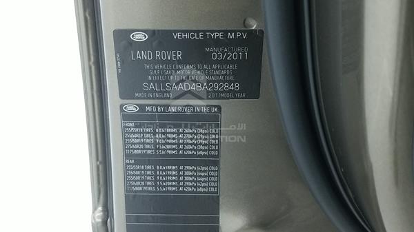 Photo 2 VIN: SALLSAAD4BA292848 - RANGE ROVER SPORT 