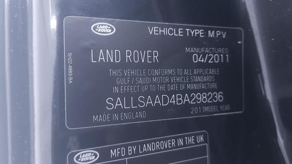 Photo 24 VIN: SALLSAAD4BA298236 - RANGE ROVER SPORT 