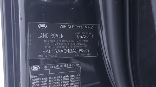 Photo 3 VIN: SALLSAAD4BA298236 - RANGE ROVER SPORT 