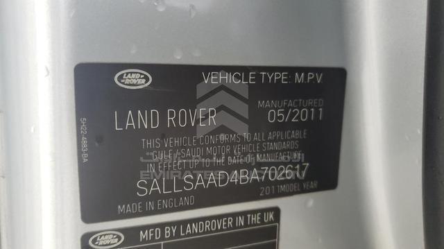 Photo 4 VIN: SALLSAAD4BA702617 - RANGE ROVER 