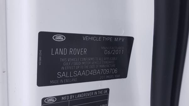 Photo 2 VIN: SALLSAAD4BA709706 - RANGE ROVER SPORT 