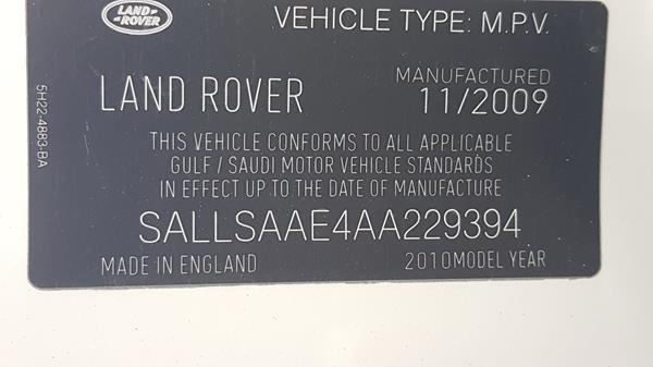 Photo 3 VIN: SALLSAAE4AA229394 - RANGE ROVER SPORT 