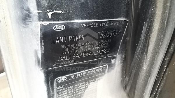 Photo 1 VIN: SALLSAAE4AA242694 - LAND ROVER RANGE ROVER 