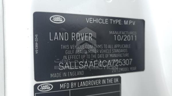 Photo 2 VIN: SALLSAAE4CA725307 - RANGE ROVER SPORT 