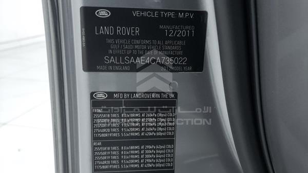 Photo 2 VIN: SALLSAAE4CA735022 - RANGE ROVER SPORT 