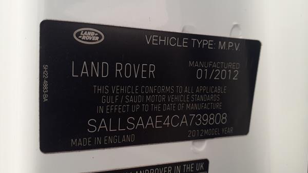 Photo 2 VIN: SALLSAAE4CA739808 - RANGE ROVER SPORT 