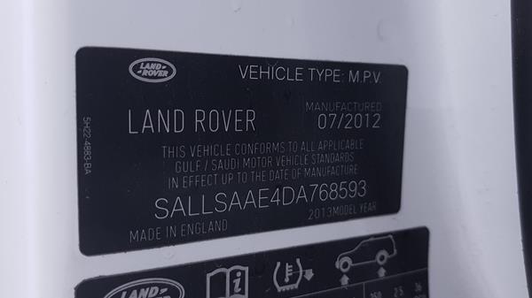 Photo 2 VIN: SALLSAAE4DA768593 - RANGE ROVER SPORT 