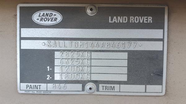 Photo 1 VIN: SALLTGM144A846177 - LAND ROVER DISCOVERY 