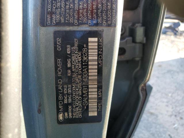 Photo 12 VIN: SALMB11433A113628 - LAND ROVER RANGE ROVE 