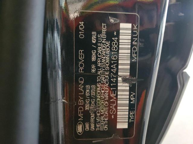 Photo 11 VIN: SALME11474A161884 - LAND-ROVER RANGE ROVE 