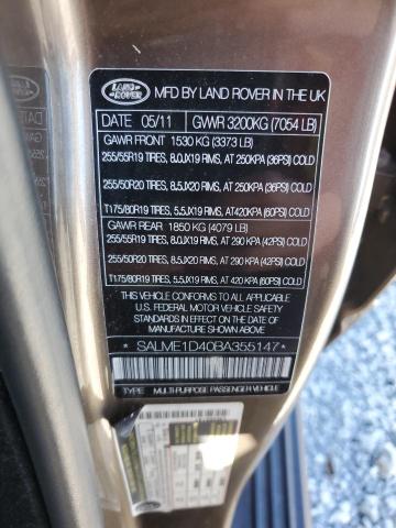 Photo 12 VIN: SALME1D40BA355147 - LAND ROVER RANGE ROVE 