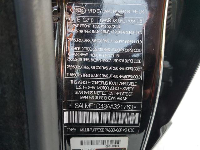 Photo 13 VIN: SALME1D48AA321763 - LAND ROVER RANGE ROVE 