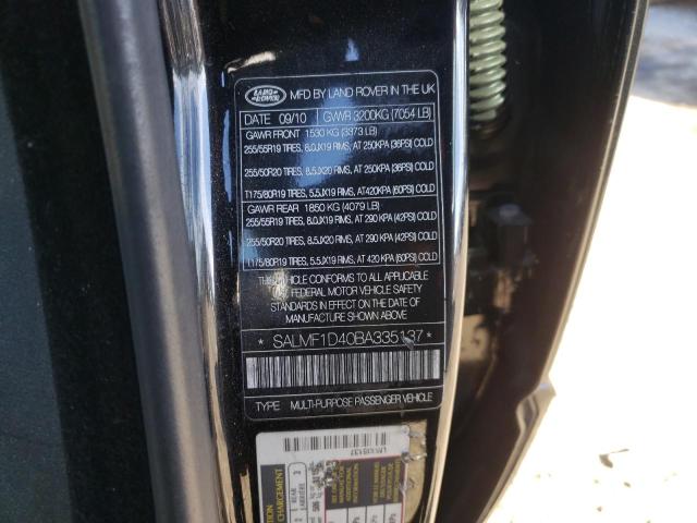 Photo 11 VIN: SALMF1D40BA335137 - LAND ROVER RANGE ROVE 