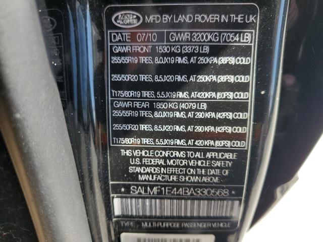 Photo 12 VIN: SALMF1E44BA330568 - LAND ROVER RANGE ROVE 