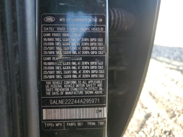 Photo 11 VIN: SALNE22244A295971 - LAND ROVER FREELANDER 