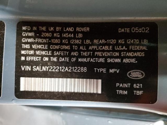 Photo 11 VIN: SALNY22212A212288 - LAND ROVER FREELANDER 