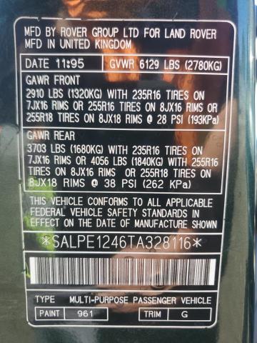 Photo 11 VIN: SALPE1246TA328116 - LAND ROVER RANGE ROVE 