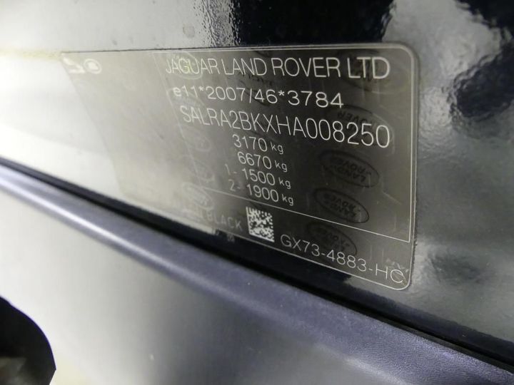 Photo 3 VIN: SALRA2BKXHA008250 - LAND ROVER DISCOVERY 