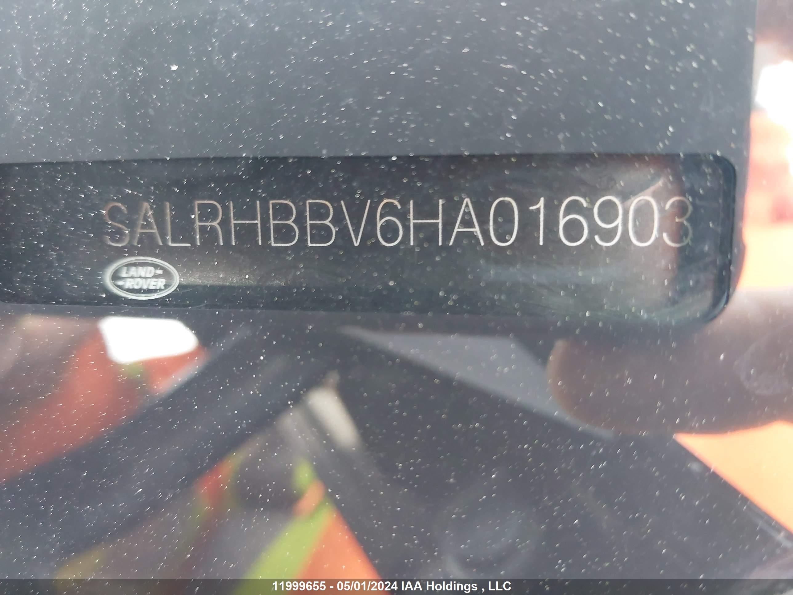 Photo 8 VIN: SALRHBBV6HA016903 - LAND ROVER DISCOVERY 