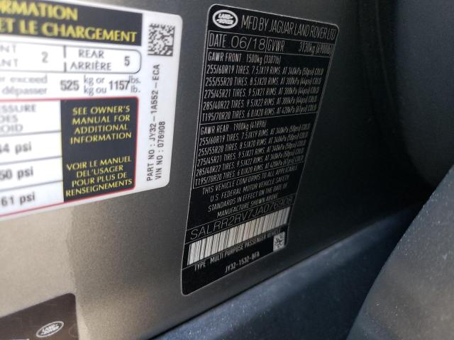 Photo 12 VIN: SALRR2RV7JA076908 - LAND ROVER DISCOVERY 