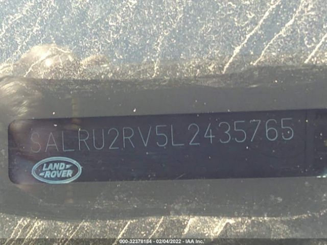 Photo 8 VIN: SALRU2RV5L2435765 - LAND ROVER DISCOVERY 